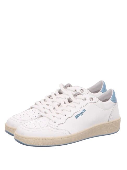 BLAUER OLYMPIA Baskets blanc/bleu clair - Chaussures Femme
