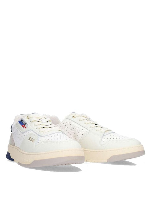 BLAUER HARPER Baskets blanc/bleu marine - Chaussures Homme