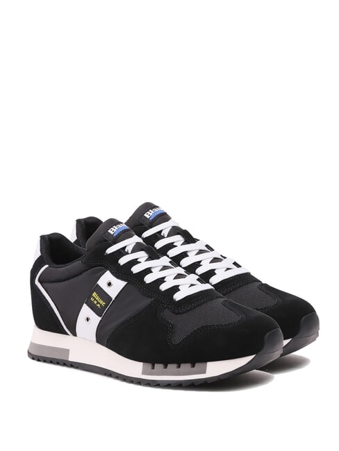 BLAUER QUEENS Baskets de course noir/blanc - Chaussures Homme