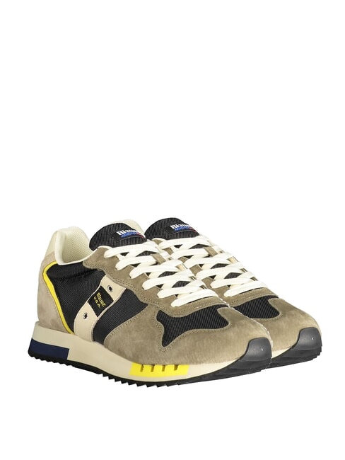 BLAUER QUEENS Baskets de course militaire/noir - Chaussures Homme