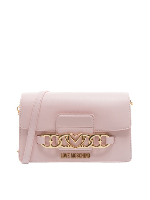 LOVE MOSCHINO HEART CHAIN Sac à bandoulière Rose - Sacs pour Femme