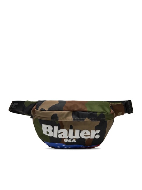 BLAUER AMERICAN Pochette avec logo imprimé camouflage - Sacs banane