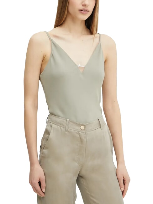 GUESS CAROLINE  Débardeur feuille de sauge - T-shirt