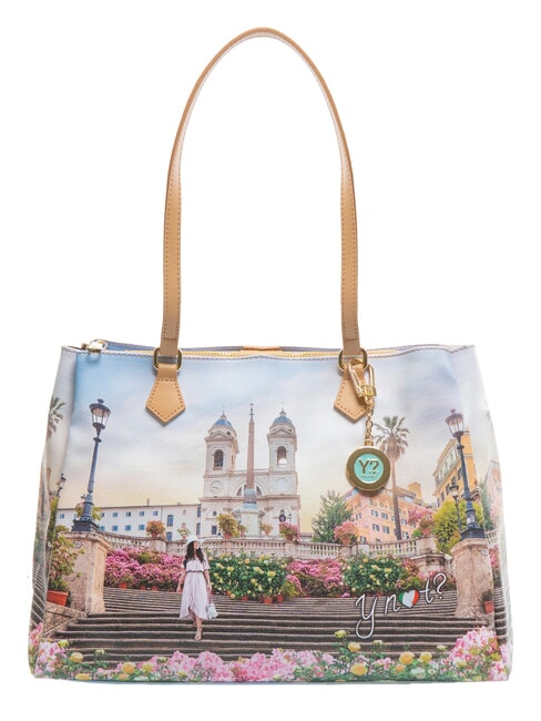 YNOT YESBAG Sac fourre-tout à bandoulière floral - Sacs pour Femme