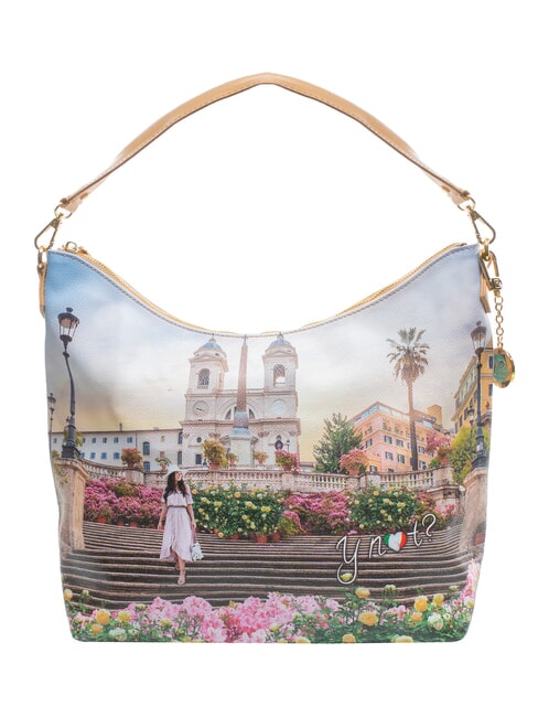 YNOT YESBAG Sac à bandoulière Hobo floral - Sacs pour Femme