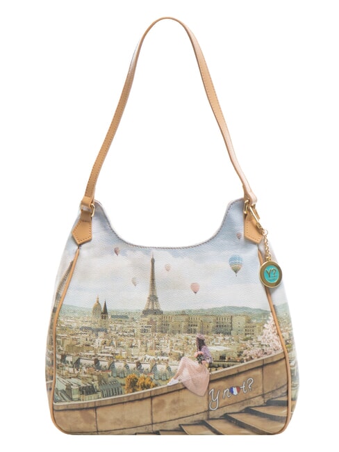 YNOT YESBAG Sac à bandoulière montgolfières - Sacs pour Femme