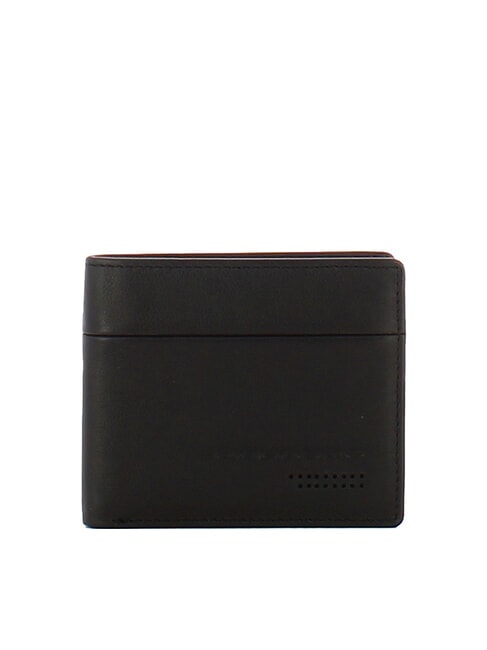PIQUADRO URBAN Porte-feuille en cuire Noir - Portefeuilles Homme