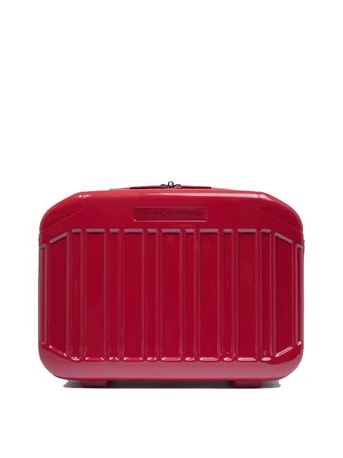 PIQUADRO PQ-LIGHT Trousse de toilette en polycarbonate rouge2 - Trousses