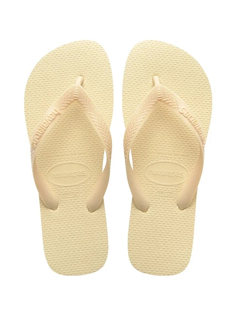 HAVAIANAS TOP SENSES Tongs crème au beurre - Chaussures unisexe