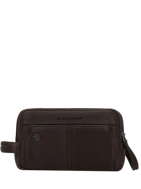 PIQUADRO HEDLEY Trousse de beauté en cuir MORO - Trousses