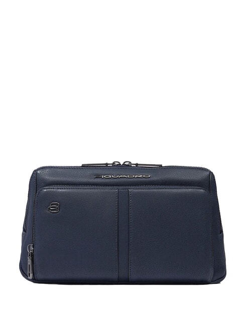 PIQUADRO HEDLEY Sac banane en cuir bleu - Sacs banane