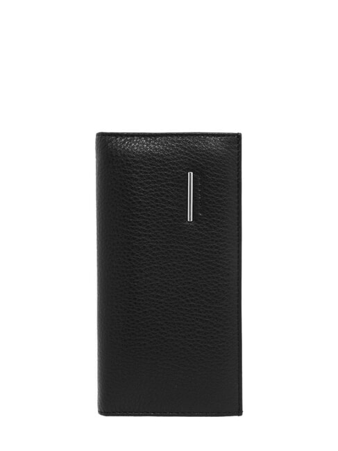 PIQUADRO MODUS  Portefeuille vertical en cuir Noir - Portefeuilles Homme