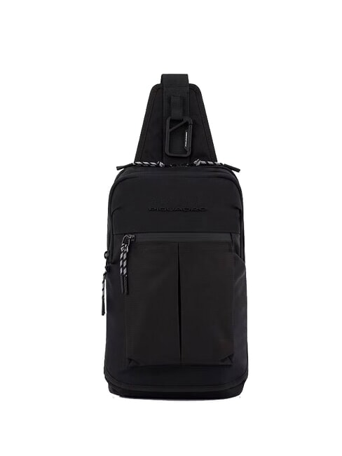 PIQUADRO ARNE Sac à dos à une épaule Noir - Sacs en Bandoulières pour Homme
