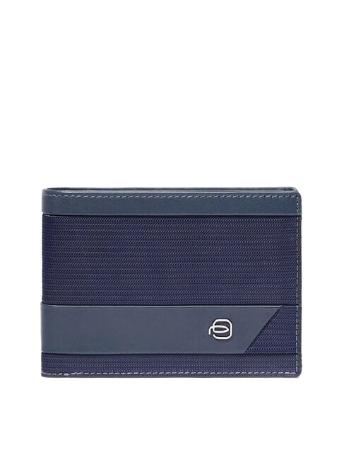 PIQUADRO LIKO Portefeuille avec porte-monnaie bleu - Portefeuilles Homme