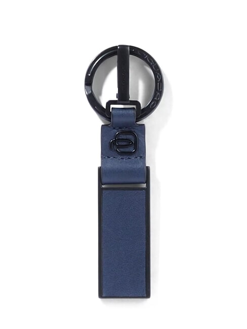 PIQUADRO FXP  Porte-clés en cuir bleu - Porte-clés