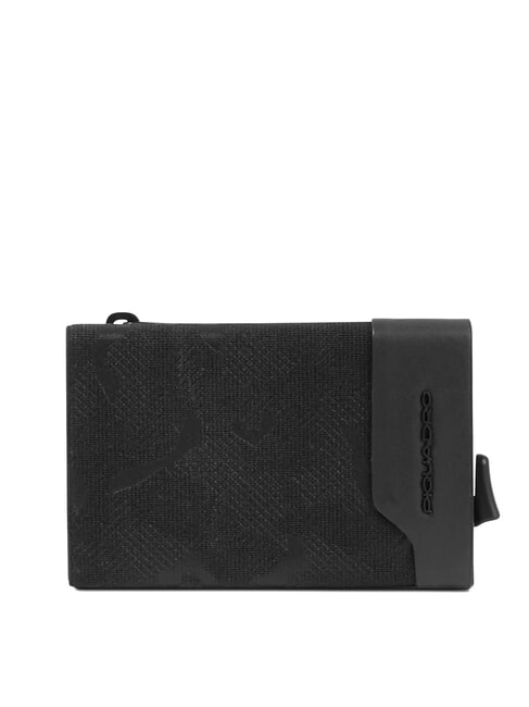 PIQUADRO FXP Portefeuille en cuir Noir - Portefeuilles Homme
