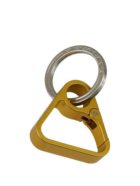 PIQUADRO BLUE SQUARE  Porte-clés en métal jaune - Porte-clés