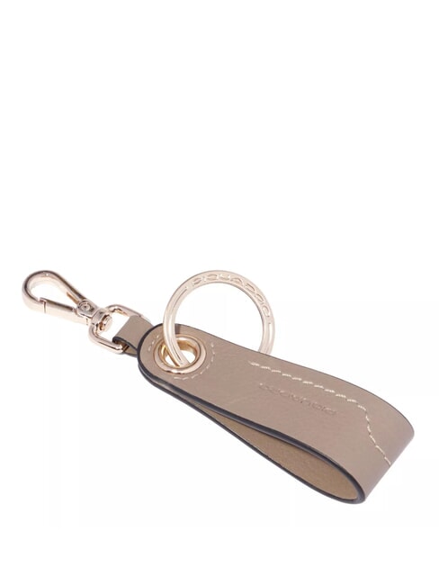 PIQUADRO CIRCLE  Porte-clés en cuir tourterelle - Porte-clés