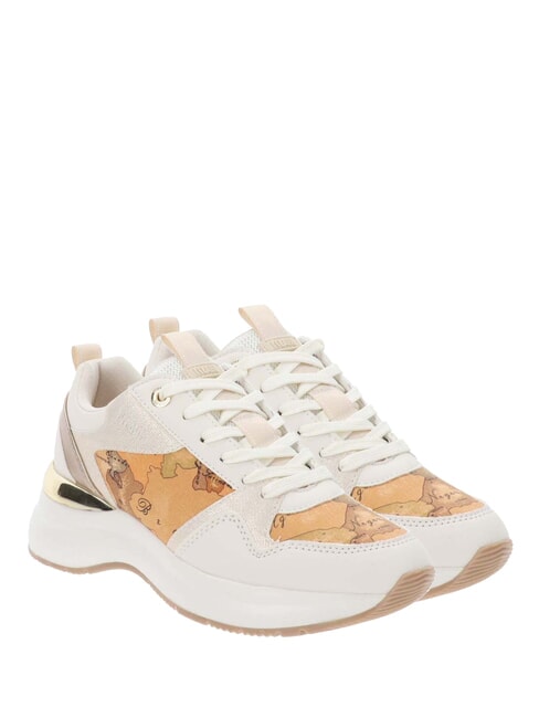 ALVIERO MARTINI PRIMA CLASSE GEO JR Baskets blanc cassé/beige géo - Chaussures Femme