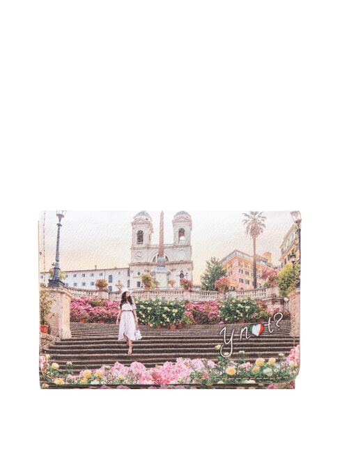 YNOT YESBAG  Portefeuille moyen floral - Portefeuilles Femme