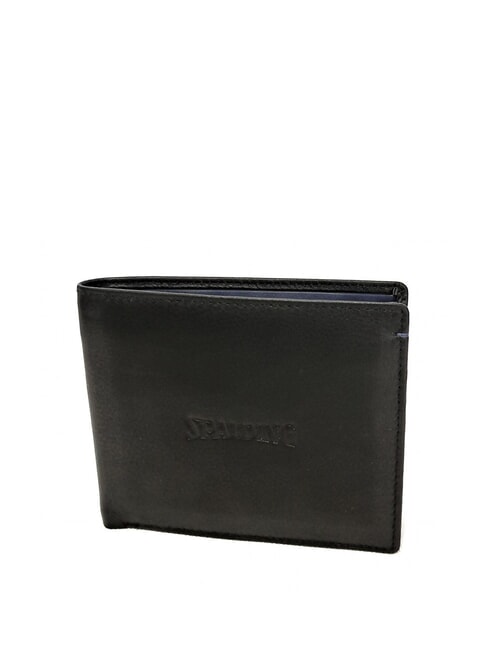 SPALDING COLOR  Portefeuille en cuir noir - Portefeuilles Homme