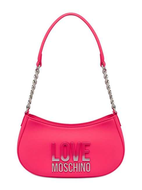 LOVE MOSCHINO MIDDLE CHAIN Sac à bandoulière fuchsia - Sacs pour Femme