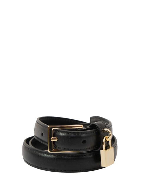 ARMANI EXCHANGE LOCK Ceinture avec breloque  noir - Ceintures