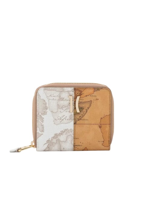 ALVIERO MARTINI PRIMA CLASSE GEO MIX Petit portefeuille zippé NATUREL - Portefeuilles Femme