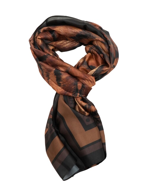 YNOT STAMPA ALL OVER Foulard rectangulaire en soie tigre - Écharpes