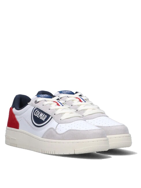 COLMAR AUSTIN MASTER Baskets blanc/bleu marine/rouge - Chaussures Homme