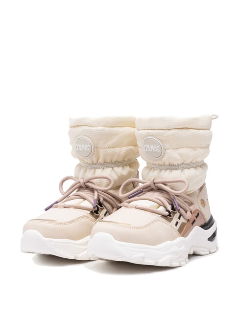 COLMAR WARMER FUN KIDS bottes de neige beige/or/lilas - Chaussures de bébé