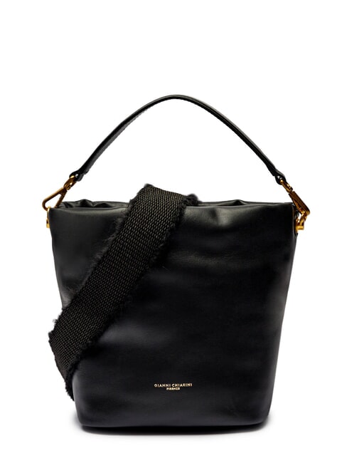 GIANNI CHIARINI MIREA Sac seau en cuir Noir - Sacs pour Femme
