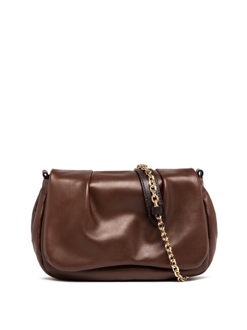 GIANNI CHIARINI GLENDA Pochette en cuir avec bandoulière t.moro - Sacs pour Femme