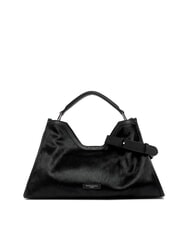 GIANNI CHIARINI AURORA Sac &agrave; main effet peau de poney Noir - Sacs pour Femme - 1