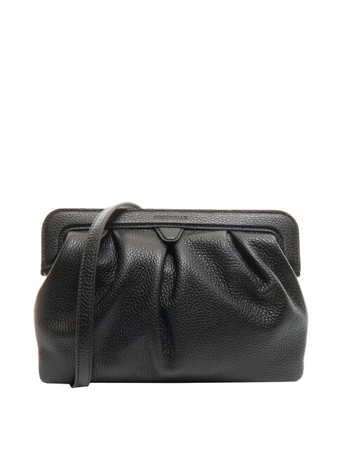 COCCINELLE DILETTA SOFT Pochette en cuir martelé Noir - Sacs pour Femme