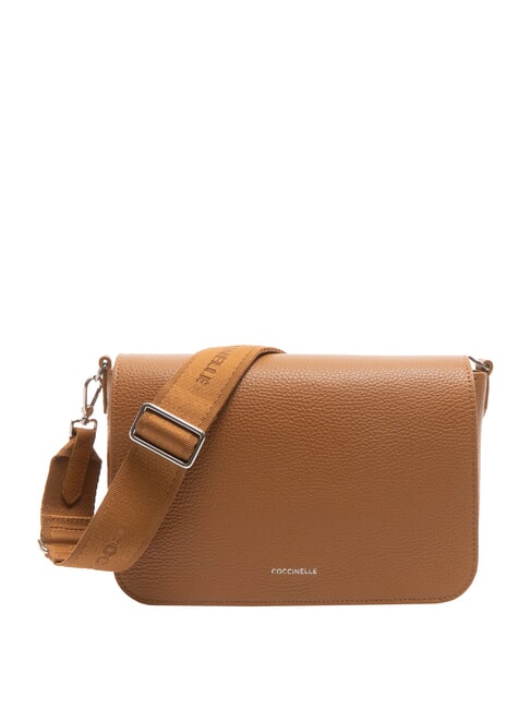 COCCINELLE ARIES Sac bandoulière en cuir martelé CUIR - Sacs pour Femme