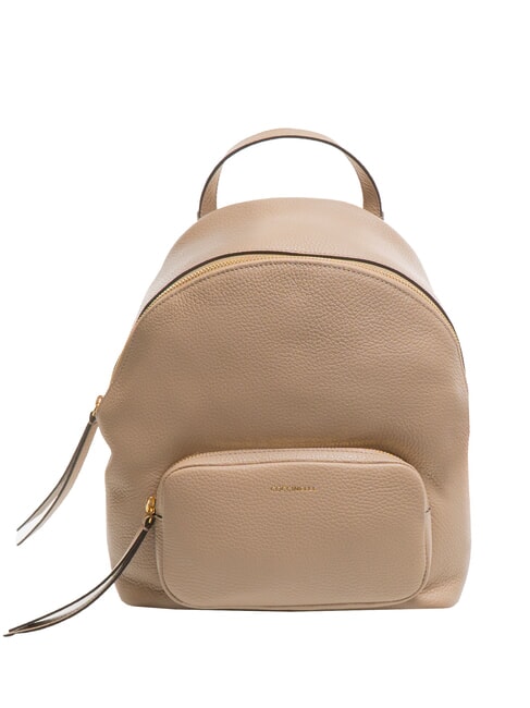 COCCINELLE JEN Sac à dos en cuir martelé rose poudré - Sacs pour Femme