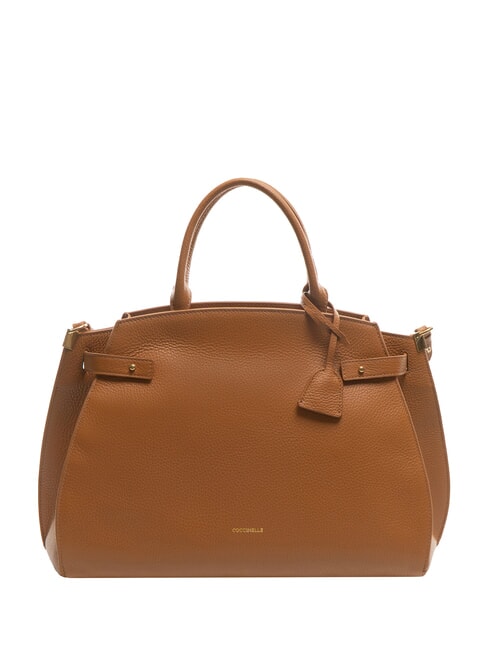 COCCINELLE KLICHE Sac à main en cuir martelé CUIR - Sacs pour Femme