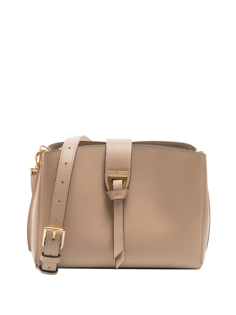COCCINELLE ALBA Sac bandoulière en cuir martelé rose poudré - Sacs pour Femme