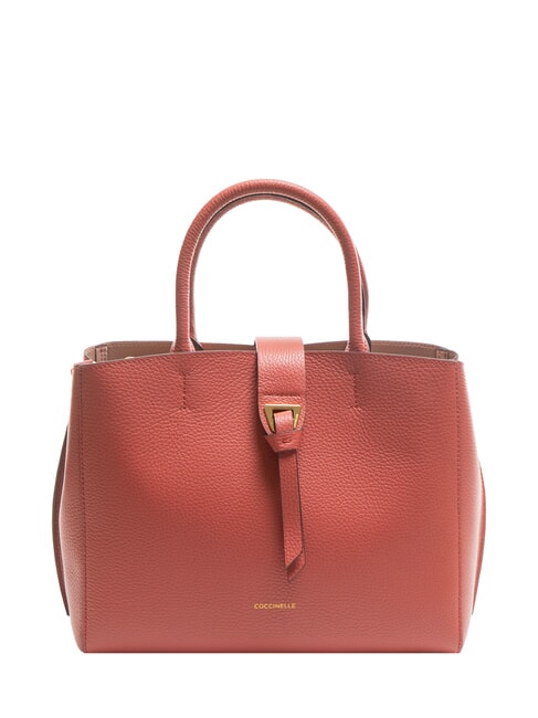 COCCINELLE ALBA Sac fourre-tout en cuir martelé pot - Sacs pour Femme