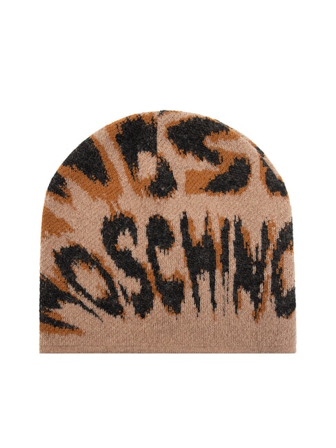 MOSCHINO ANIMALIER Capuchon beige - Bonnets