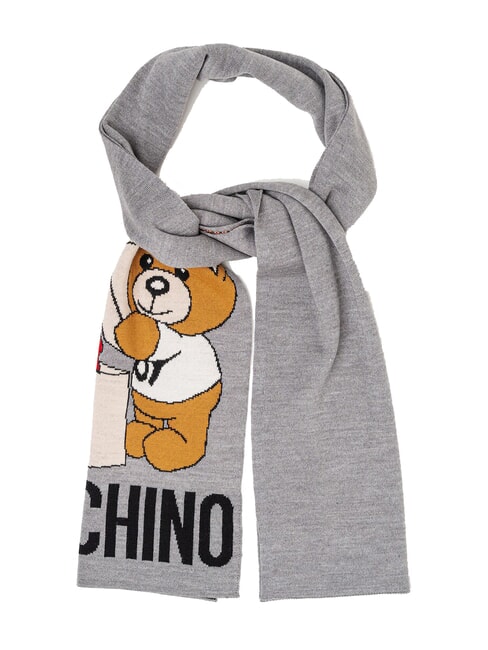MOSCHINO TEDDY BOX Foulard gris clair - Écharpes