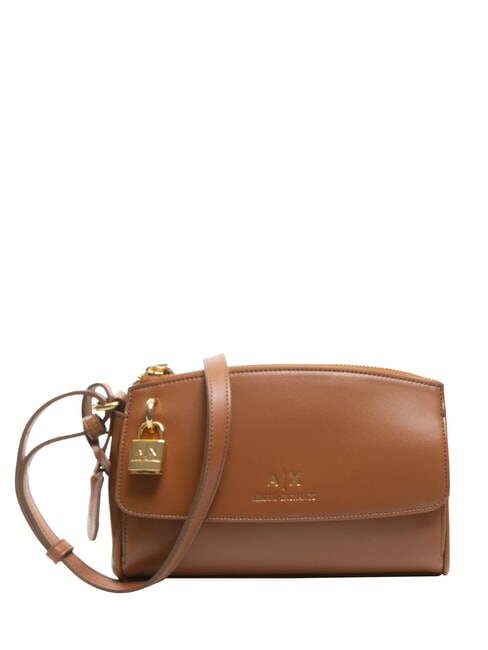 ARMANI EXCHANGE JANE Sac bandoulière avec cadenas whisky - Sacs pour Femme