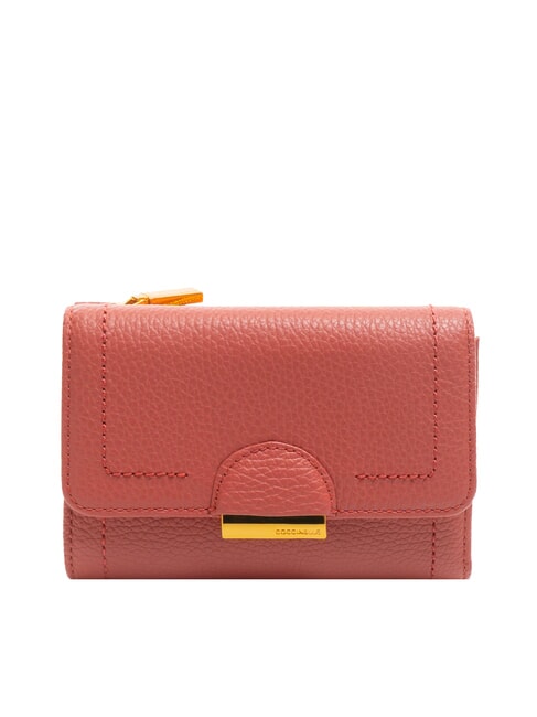 COCCINELLE TALEA Portefeuille moyen en cuir martelé pot - Portefeuilles Femme