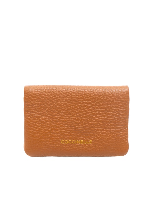 COCCINELLE SOFTY Porte-cartes en cuir martelé CUIR - Portefeuilles Femme
