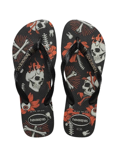 HAVAIANAS TOP TRIBO Tongs TOP noir/noir/noir - Chaussures Homme