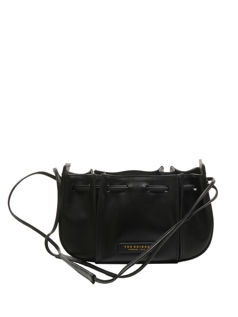 THE BRIDGE CAMILLA Sac seau en cuir black Gold - Sacs pour Femme