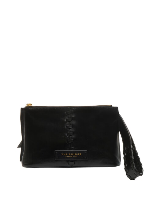 THE BRIDGE FEBE Beauté en cuir avec des tresses black Gold - Trousses