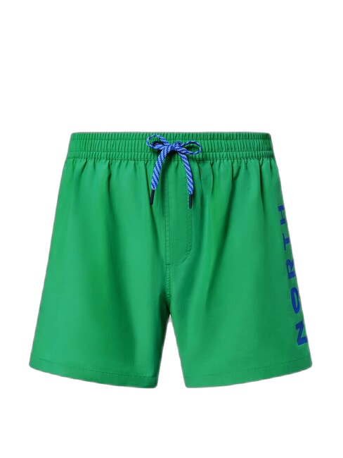 NORTH SAILS VOLLEY Costume de boxeur avec logo latéral abeille verte - Maillots de bain