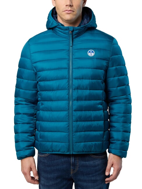NORTH SAILS SKYE HOODIE Doudoune à capuche vert d'eau - Doudounes homme